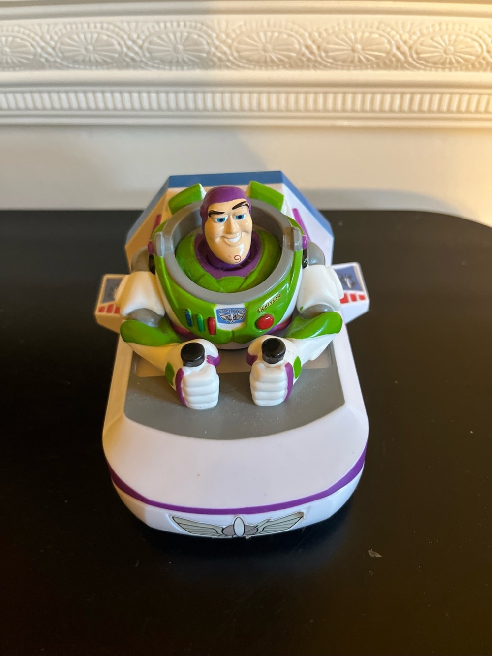 Disney Parks Toy Story Buzz Lightyear Spaceship Pull-Back Vehicle 4" Plastic Toy